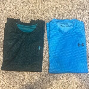 2 Under Armour Heat Gear Short Sleeve Workout Tees